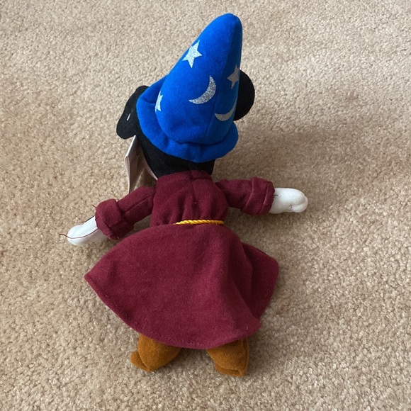 Vintage Disney Sorcerer Mickey and Fantasia alligator beanie babies - Picture 3 of 5